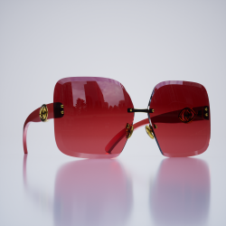 Laileb Aphrodite Women Sunglasses Dark Red
