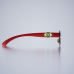 Laileb Pleiadian Women Sunglasses Dark Red