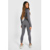 Long Sleeve Seamless Gym Set