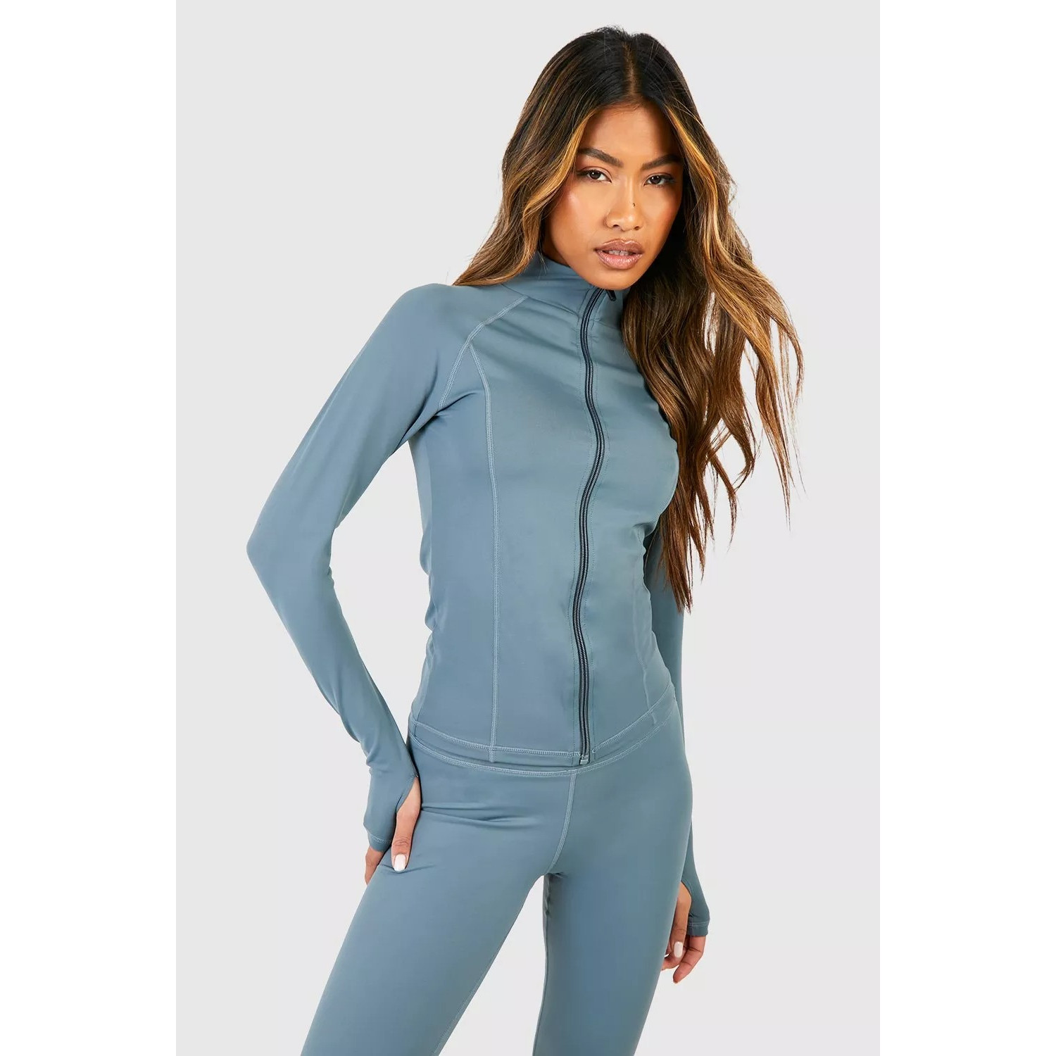Ultra Sculpt Zipper Jacket and Leggings