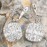 14K White Gold Moissanite Stone Earrings