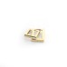 Square 14 Carat Gold Earrings - Laileb Gold Guaranties