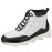 White Calfskin Women's Sports Boots Comfortable Wide Cut Special Series