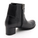 Black Analin Genuine Leather Women's Shoes