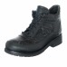 Black Snake Printed Genuine Leather Women's Boots