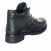 Black Snake Printed Genuine Leather Women's Boots
