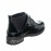 Black Genuine Shiny Leather Women's Boots