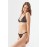 Black Lace Transparent String Panty Women's Bra Set