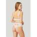 White Lace Adjustable Transparent Women's Bra Set