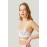 White Lace Adjustable Transparent Women's Bra Set
