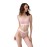 White Elastic Detailed Transparent Tulle Adjustable Strap Women's Bra Set