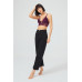 Plum Lace Thin Strap Covered Triangle Women's Bralet Bustier